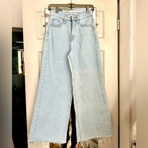 Wide leg high waist Jeans